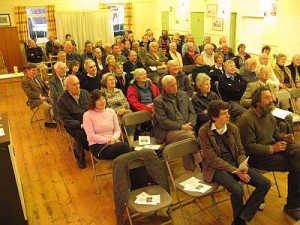 Part of the audience at an earlier debate